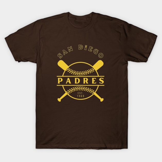 SAN DIEGO BASEBALL TEAM PADRES T-Shirt by Alexander S.